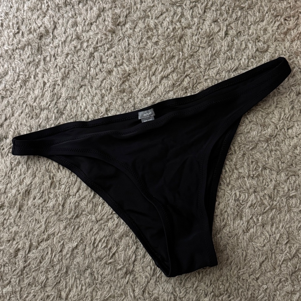 Aerie Classic Black Swim Cheeky
